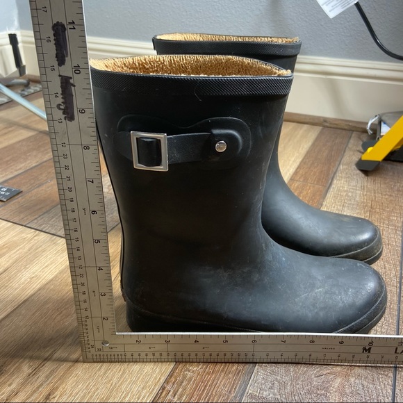 Chooka Delridge Mid Calf Plush Lined Rain Boot Size 8 - Picture 9 of 9